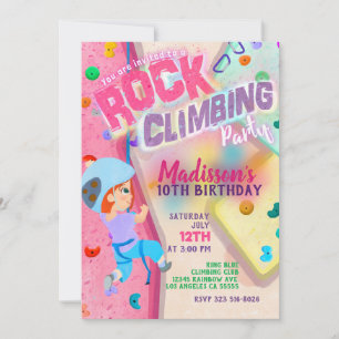Invitation à une fête d'escalade