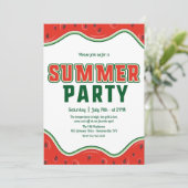 Invitation à une fête d'été (Debout devant)
