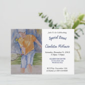 INVITATION À UNE FÊTE D'ÉTÉ DANS LA COUR (Debout devant)