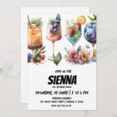 Invitation à une fête d'été sur la plage (Devant / Derrière)