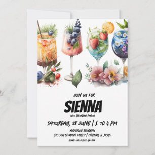 Invitation à une fête d'été sur la plage