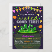 Invitation à une fête d'Halloween (Devant)