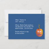 Invitation à une fête d'Halloween (Dos)
