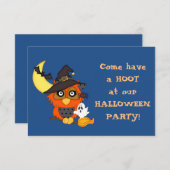 Invitation à une fête d'Halloween (Devant / Derrière)