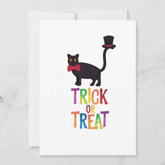 Invitation à une fête d'Halloween (Devant)