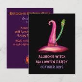 Invitation à une fête d'Halloween (Devant / Derrière)