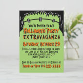 Invitation à une fête d'Halloween (Debout devant)