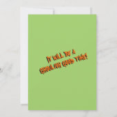 Invitation à une fête d'Halloween (Dos)