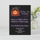 Invitation à une fête d'Halloween (Debout devant)