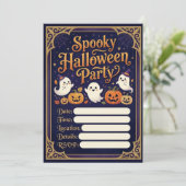 Invitation à une fête d'Halloween (Debout devant)