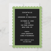 Invitation à une fête d'Halloween (Dos)