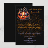 Invitation à une fête d'Halloween (Devant / Derrière)