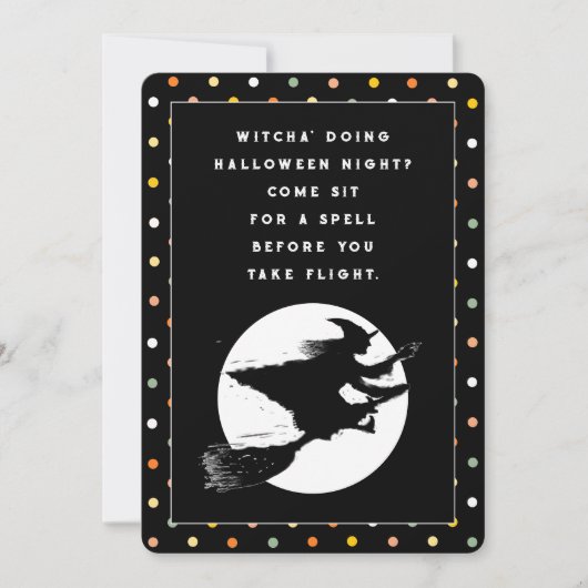 Invitation à une fête d'Halloween (Devant)