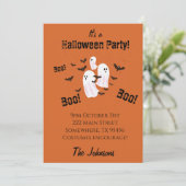 Invitation à une fête d'Halloween avec fantôme eff (Debout devant)