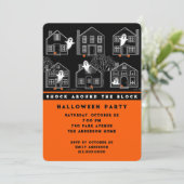 Invitation à une fête d'Halloween dans le quartier (Debout devant)