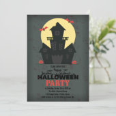 Invitation à une fête d'Halloween dans une maison (Debout devant)