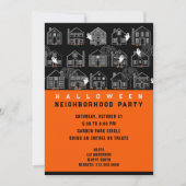 Invitation à une fête d'Halloween de quartier (Devant)