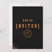 Invitation à une fête d'Halloween effrayante (Dos)