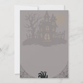 Invitation à une fête d'Halloween effrayante (Dos)