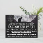 Invitation à une fête d'Halloween effrayante (Debout devant)