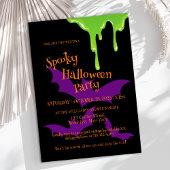 Invitation à une fête d'Halloween effrayante