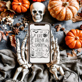 Invitation à une fête d'Halloween effrayante 'Mang