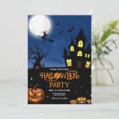 Invitation à une fête d'Halloween, élément de cost (Debout devant)
