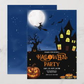 Invitation à une fête d'Halloween, élément de cost (Devant / Derrière)