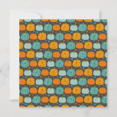 Invitation à une fête d'Halloween moderne, mignonn (Dos)