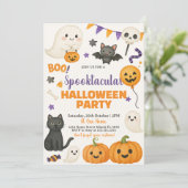 Invitation à une fête d'Halloween Spooktacular (Debout devant)