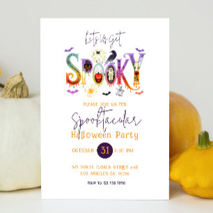 Invitation à une fête d'Halloween Spooktacular