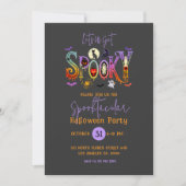 Invitation à une fête d'Halloween Spooktacular (Devant)