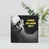 Invitation à une fête d'Halloween terrifiante de v (Debout devant)
