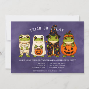 Invitation à une fête d'Halloween Trick or Treat