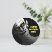 Invitation à une fête d'Halloween vampire (Debout devant)