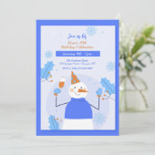 Invitation à une fête d'hiver (Debout devant)