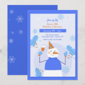 Invitation à une fête d'hiver (Devant / Derrière)