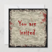 Invitation à une fête d'horreur (Devant)