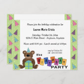 Invitation à une fête d'ours (Devant / Derrière)