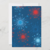 Invitation à une fête du 14 juillet (Dos)