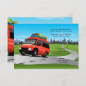 Invitation À Une Fête Du Collège (Devant / Derrière)