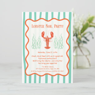 Invitation à une fête du homard – Bouillabaisse de