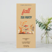 Invitation à une fête du thé d'automne (Debout devant)