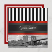 Invitation à une fête en bateau sous la skyline de (Devant / Derrière)