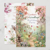 Invitation à une fête en forêt (Devant / Derrière)
