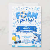 Invitation à une fête en mousse Boy Blue (Devant)