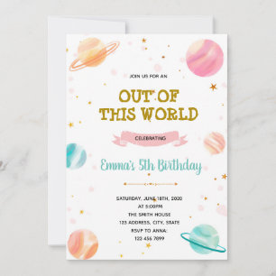 Invitation à une fête galactique hors de ce monde