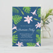 Invitation à une fête hawaïenne (Debout devant)