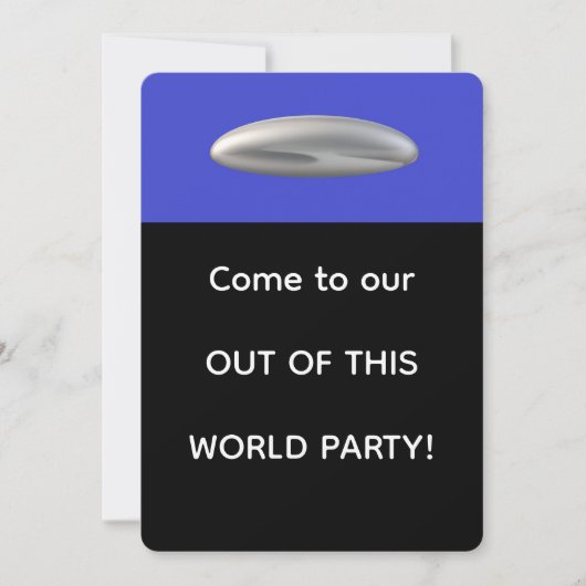 Invitation à une fête hors de ce monde (Devant)