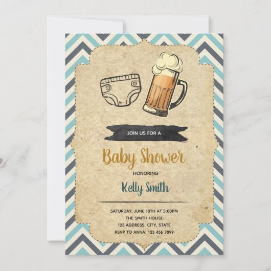 Invitation à une fête Huggies et câlins (Devant)